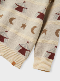 LIL ATELIER Striktrøje Lamai Turtledove